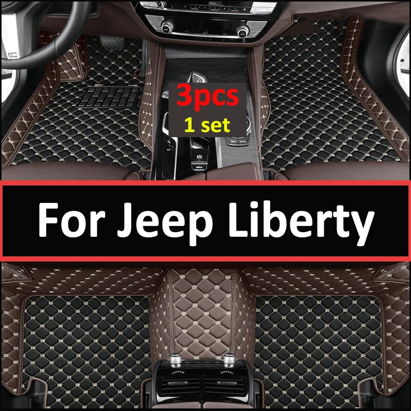 

Car Mats For Jeep Liberty Cherokee KJ 2002~2007 Classic Version Waterproof Floor Mats Foot Mat Alfombrillas Auto Car Accessories