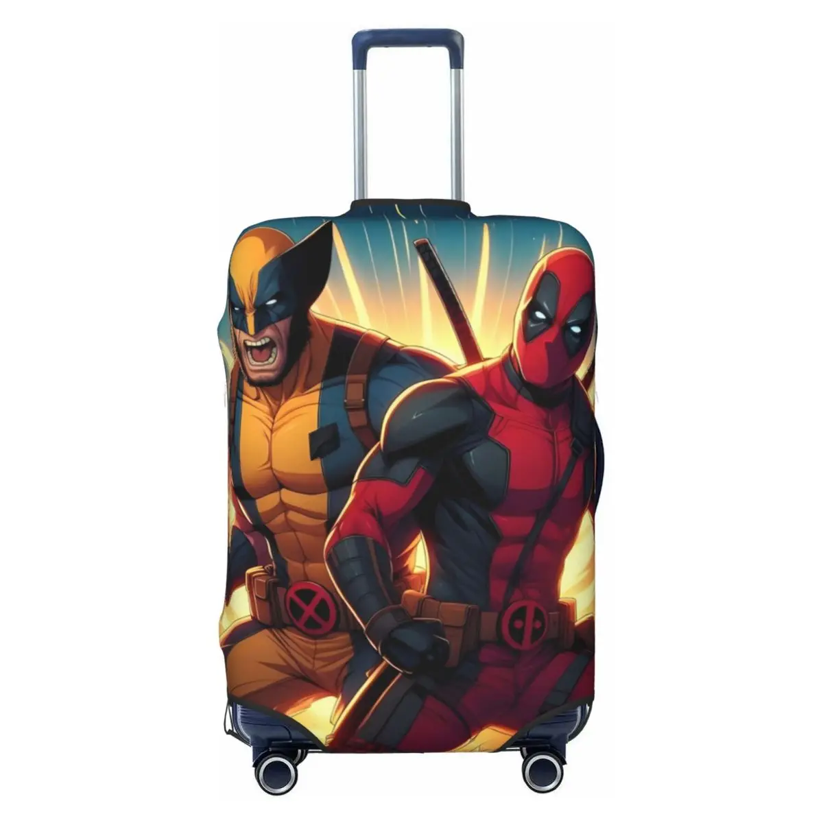 

Custom Deadpool Cool Luggage Cover Protector Cute Anime Cartoon Travel Suitcase Protective Cover for 18-32 Inch