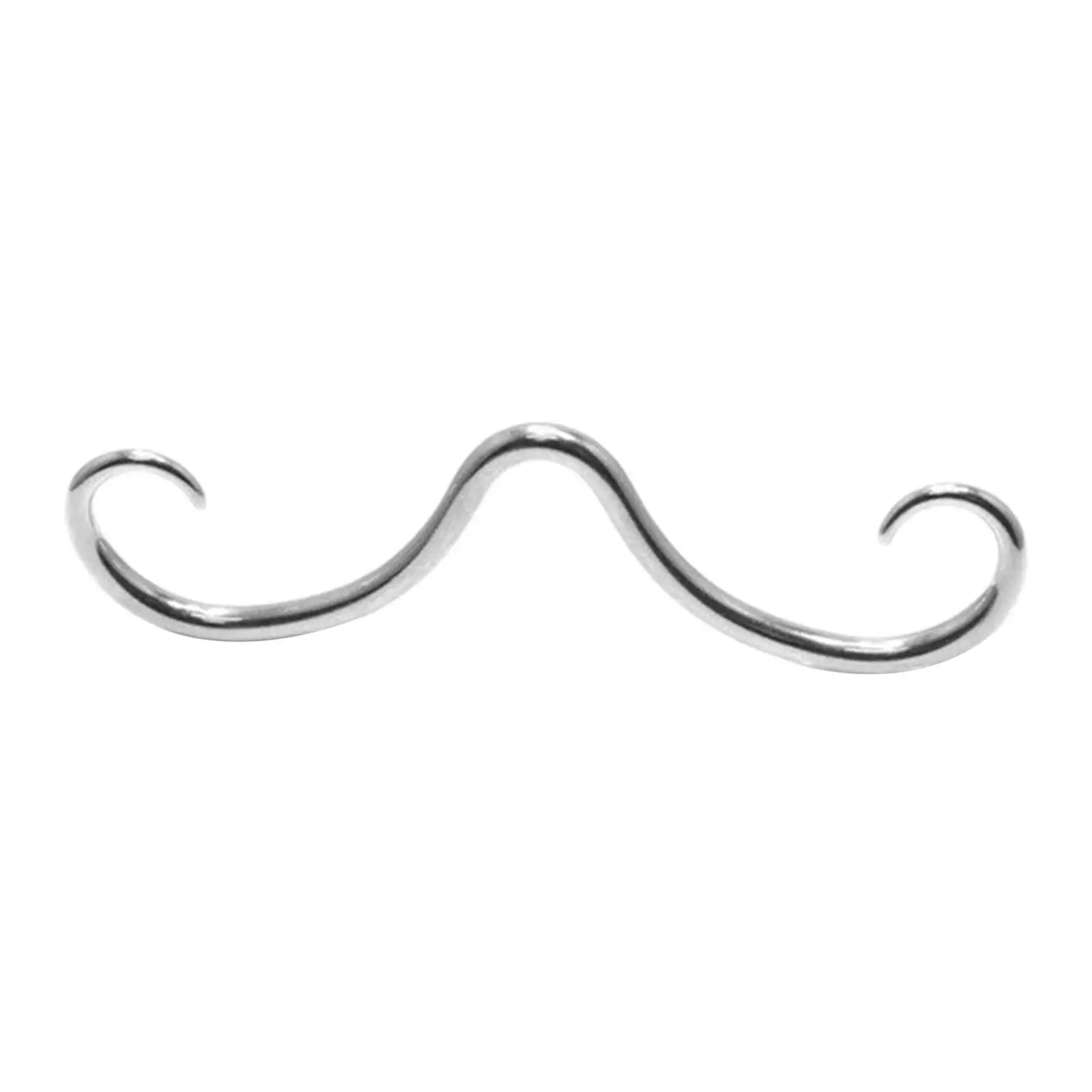 Mustache Septum Ring Mustache Nose Ring Body Jewelry Nose Jewelry for Costume Party