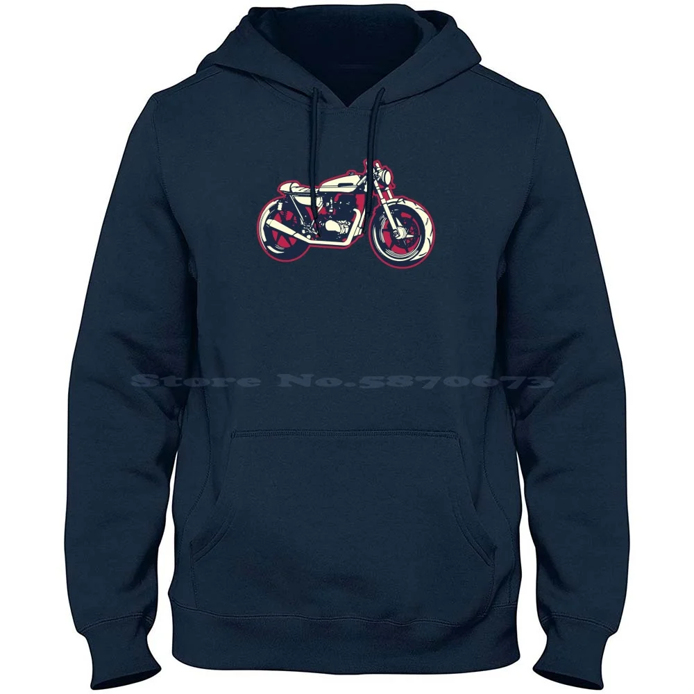 Cb Cafe Racer | Motorcycle 100% Cotton Hoodie Cb Cafe Racer Motorcycle Mountain Bike Dirtbike Dirt Bike Motorbike