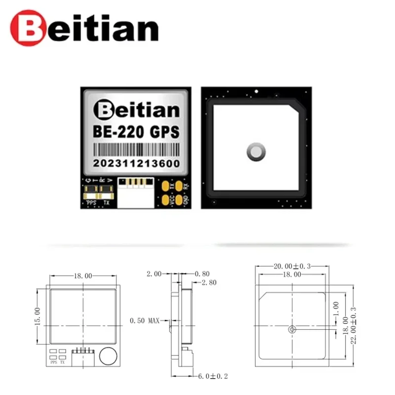 Beitian BE-220 BE-280 BE-880 G-MOUSE UART TTL Level GPS GLONASS Dual GNSS Module GPS Module With FLASH for RC Racing Drone