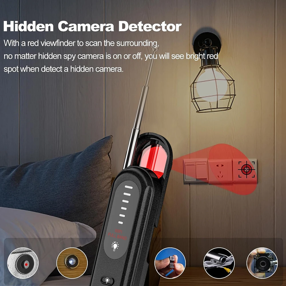 Protect yourself T01 Camera Detectors Portable Pen Shape Anti Camera Anti-recording Signal Detection RF Hotel Detector