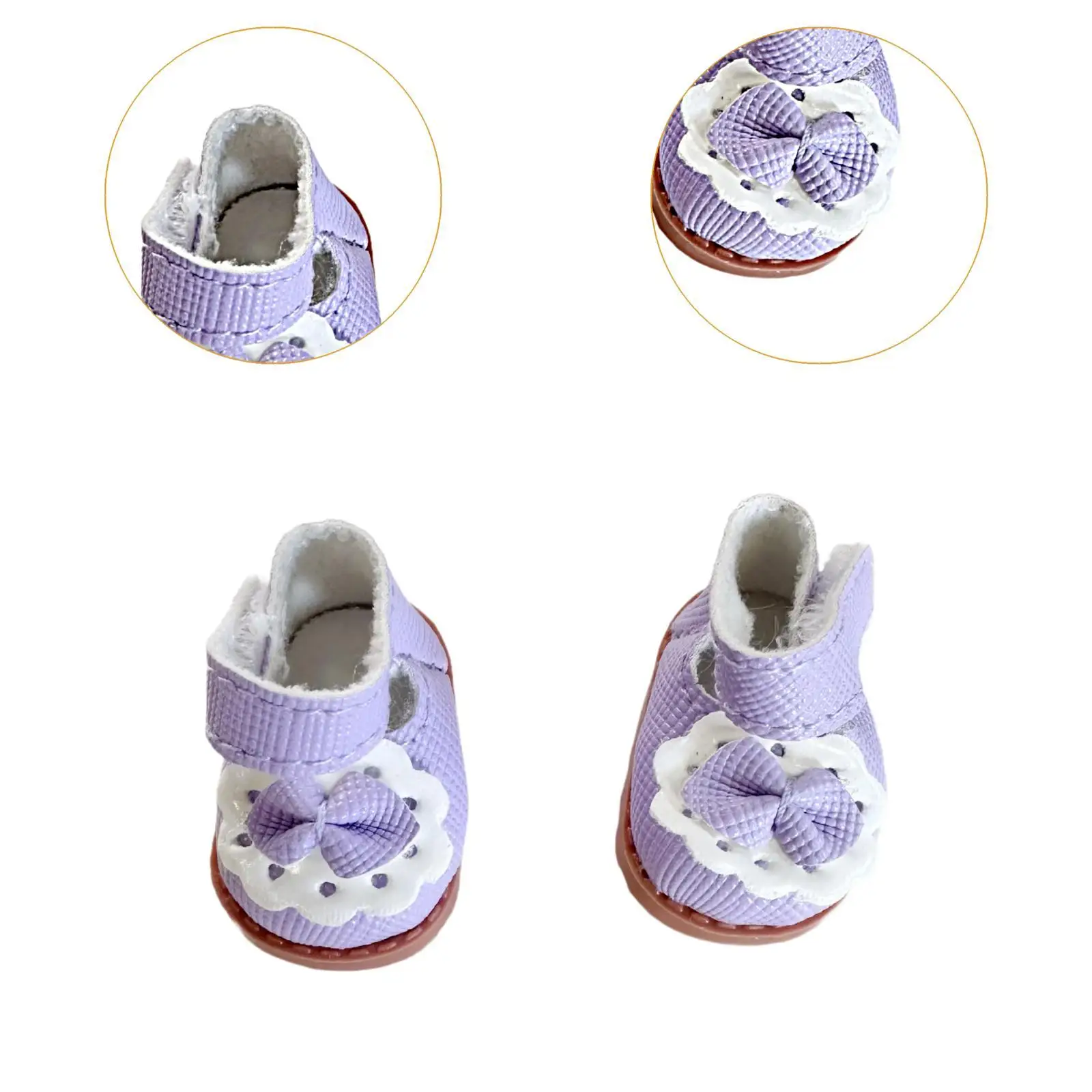 Plush Figure Shoes DIY Photo Props Make Your Own Dolls Cartoon Soft Pretend Play DIY Doll Toy Doll Accessories for 17cm Dolls