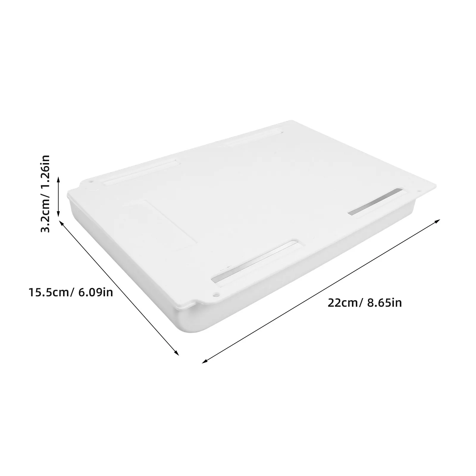 Hidden Under Desk Organizer Drawer White Plastic Desk Storage Attachment Office Study Stationery Storage Organizer