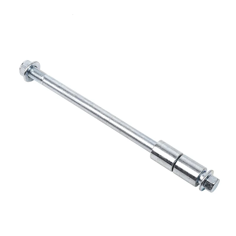 Motorcycle Rear Wheel Axle Spacer, Swingarm Axle Nut Bolt Length 22cm 23cm Thickness 15mm with Spacer Motorcycle Repair Tools