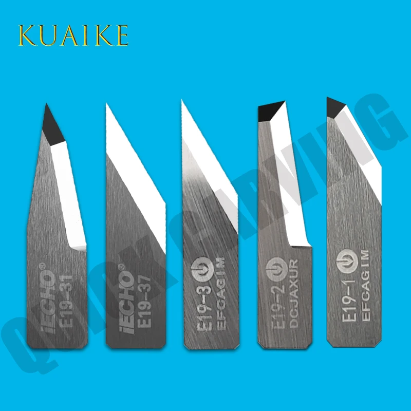 

10PCS IECHO E19-2 E19-3 E19-31 E19-33 E19-37 E19-7C E19-10 E19-1 Vibrating Oscillating Blade Tungsten Carbide Cutting Cutter
