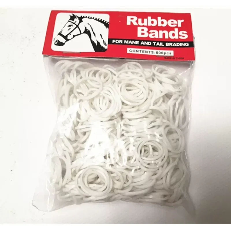 Harness Equestrian Rubber Bands for Horses Mane Rubber Bands Horse Braids, Horse Equipment Horse Cleaning, Stable Supplies