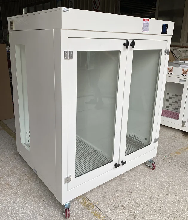 مصنوعة من الفولاذ المقاوم للصدأ والحديد مع مصدر طاقة الشحن 2021 عرض ساخن خزانة مجفف شعر الكلاب الكبيرة من الفولاذ للحيوانات الأليفة #3