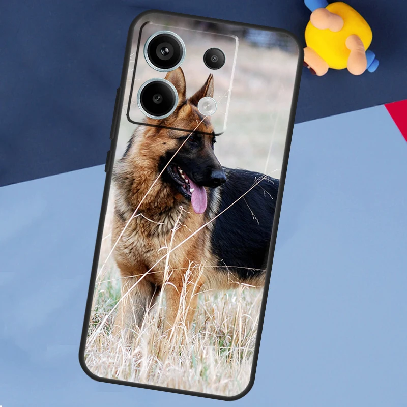 German Shepherd Dog Case For Xiaomi Redmi Note 13 12 11 10 9 8 Pro 12S 11S 10S 9S 10A 9C 10C 12C 13C Back Cover
