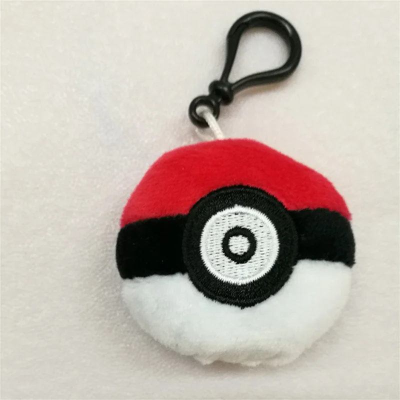 8Pcs/Set 6CM Anime Q Version Pikachu Bulbasaur Charmander Plush Toy Keychain Small Pendant Toy for Wedding Party - view 3