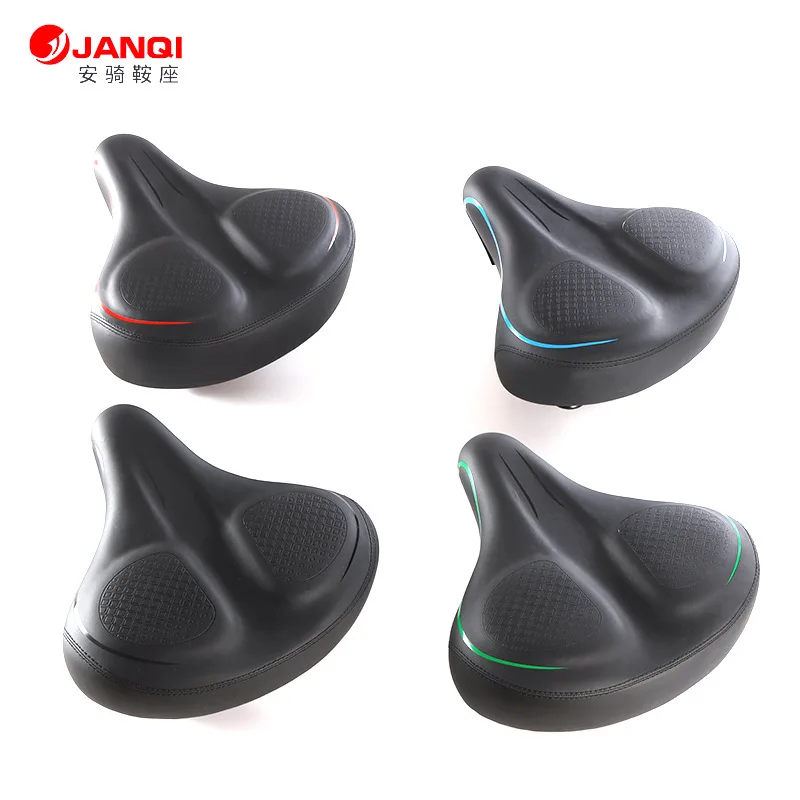 AQ-8032Manufacturers Supply Spherical New Cushion Bike Saddle Soft Bottom Saddle Mountain Bike Comfortable Seat Cushion