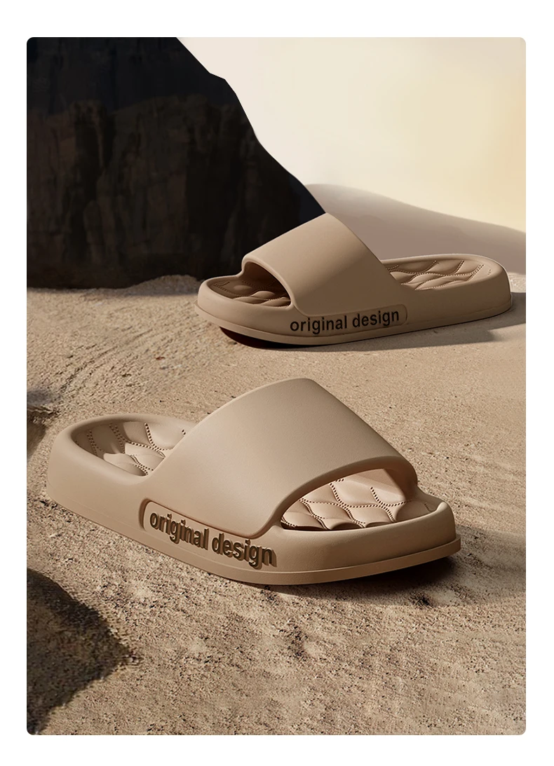 Männer Trend Neue Sommer Hausschuhe Weiche Nicht-slip Sohle Cloud Sandalen für Home Strand Indoor Outdoor – Detail 3