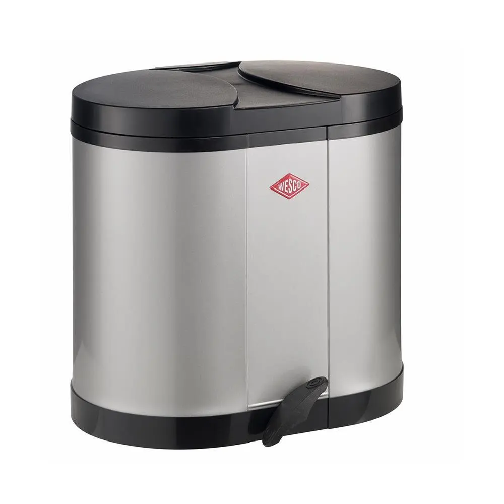 Wesco Mülleimer Ökosammler 170 silber