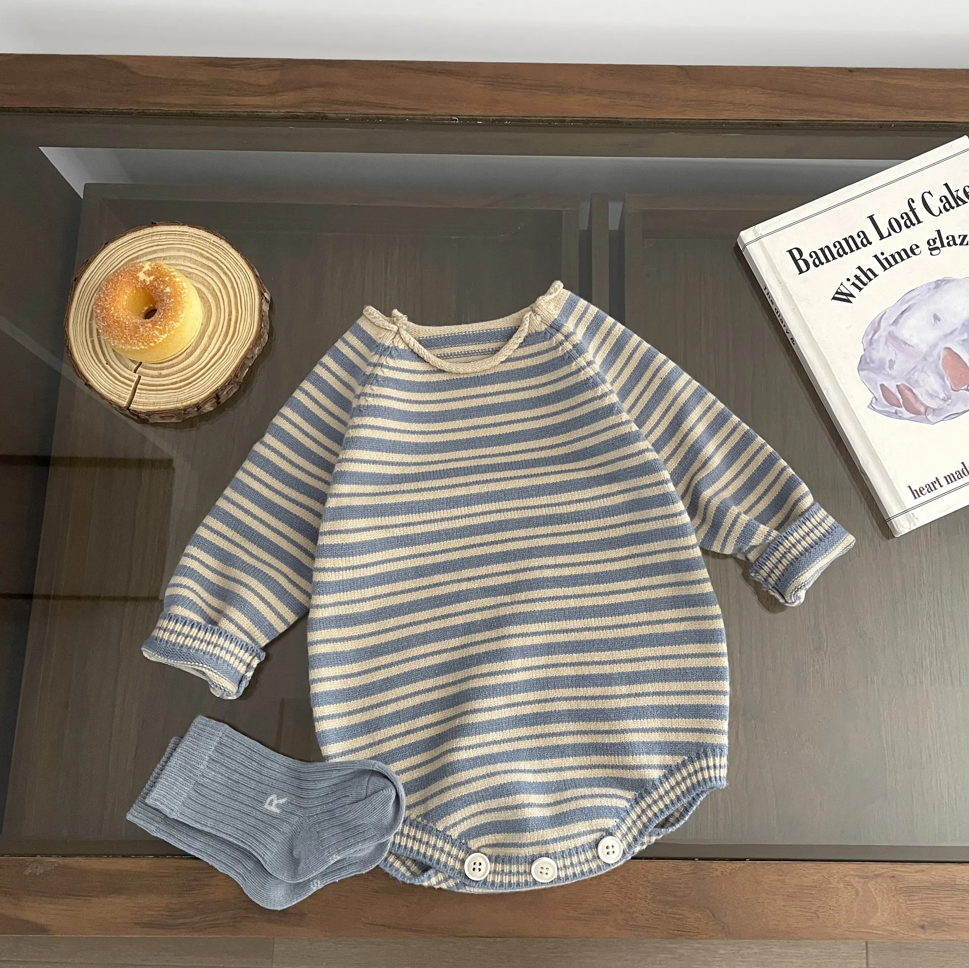 

Боди для девочек UNITIM, весенние полосатые комбинезоны для новорожденных девочек, вязаные детские комбинезоны для малышей, комбинезоны для младенцев