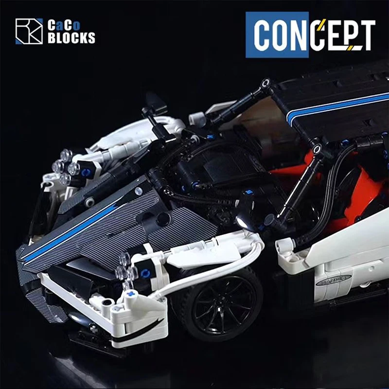 1443PCS Technical Pagani Zonda Sport Car Building Blocks Model Collection Gifts Assemble Vehicle Bricks Toys  For Adult Boys