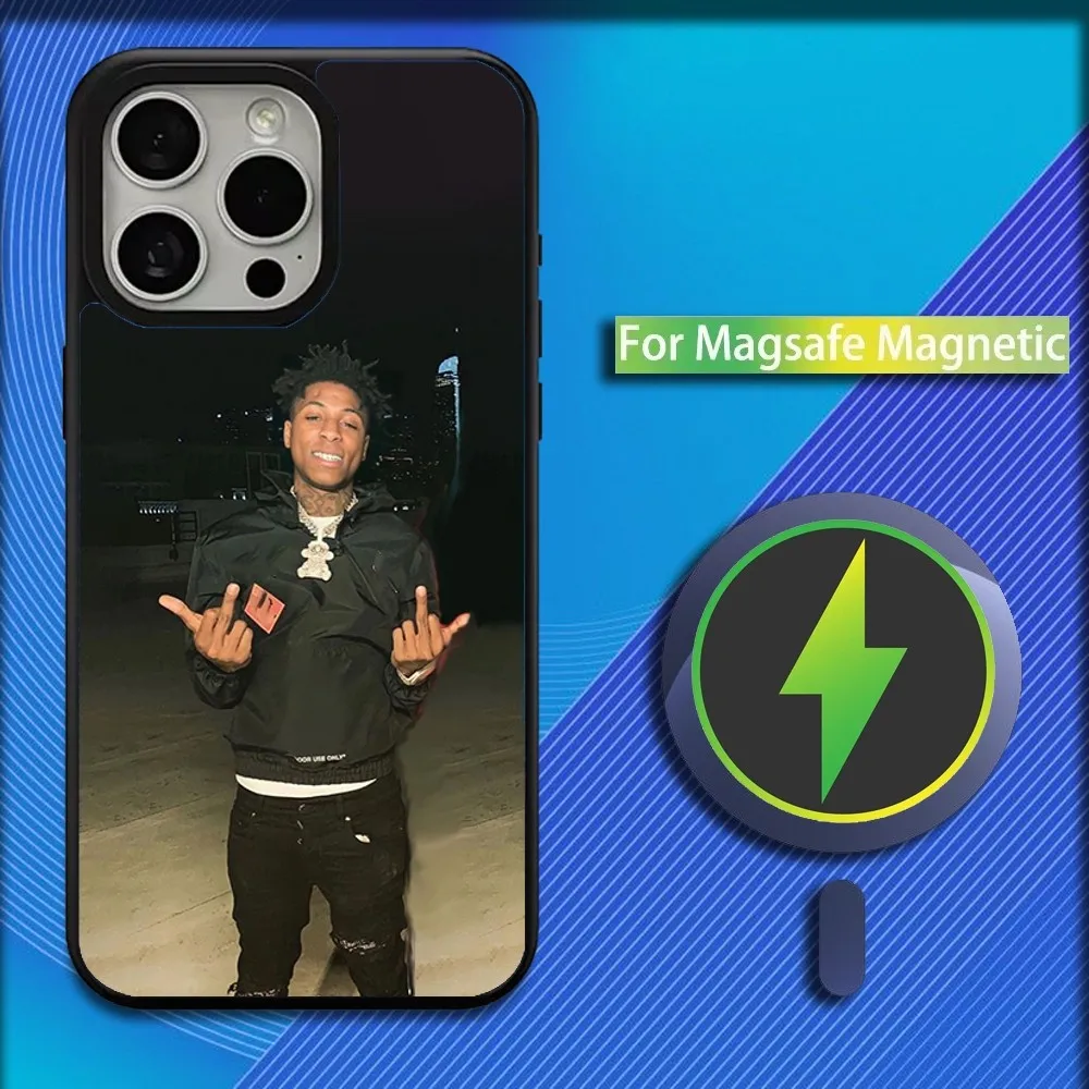 Rapper Y-YoungBoy Phone Case For iPhone 16,15,14,13,12,11,Plus,Pro,Max,Mini Magsafe Magnetic Wireless Charging