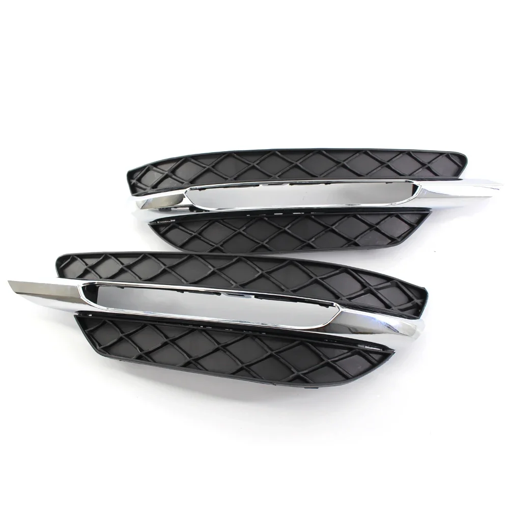 

For Mercedes Benz W204 2012~2014 Foglights Cover Car Fog Lamp Vent Base auto styling Front Bumper Driving Fog Light Support