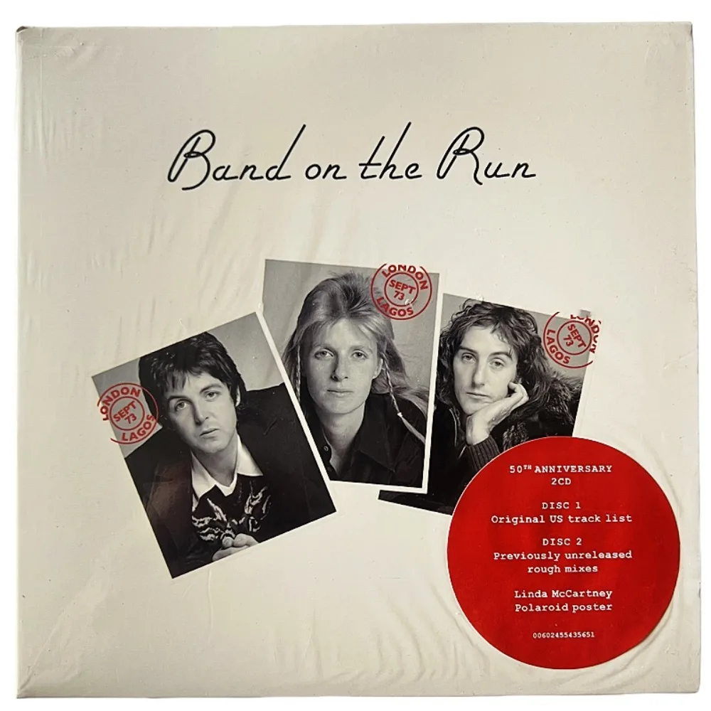 

Paul McCartney Wings Band on The Run Album | Classic Rock Pop Music | Lossless Recorded CD Disc for Home & Car Audio