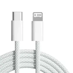 1m 2m Type C PD Line USB-C Nylon Braid 30W Fast Charge Cable For Apple iPhone 14 13 Mini 12 11 Pro 8 Plus XS MAX XR iPad Air3