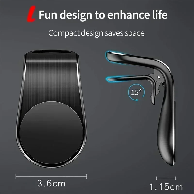 Magnetic Car Phone Holder Stand Air Vent Clip Car Mobile Mount Bracket Cellphone GPS Support in Car For IPhone Xiaomi Samsung