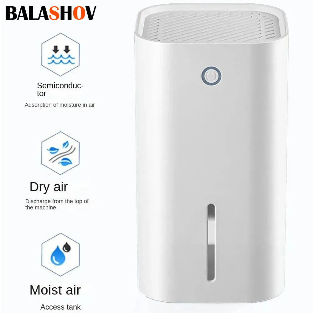 220V Portable Air Dehumidifier Mute Moisture Absorbers Machine Air Dryer For Home Bedroom Office Kitchen Deodorizer Dryer