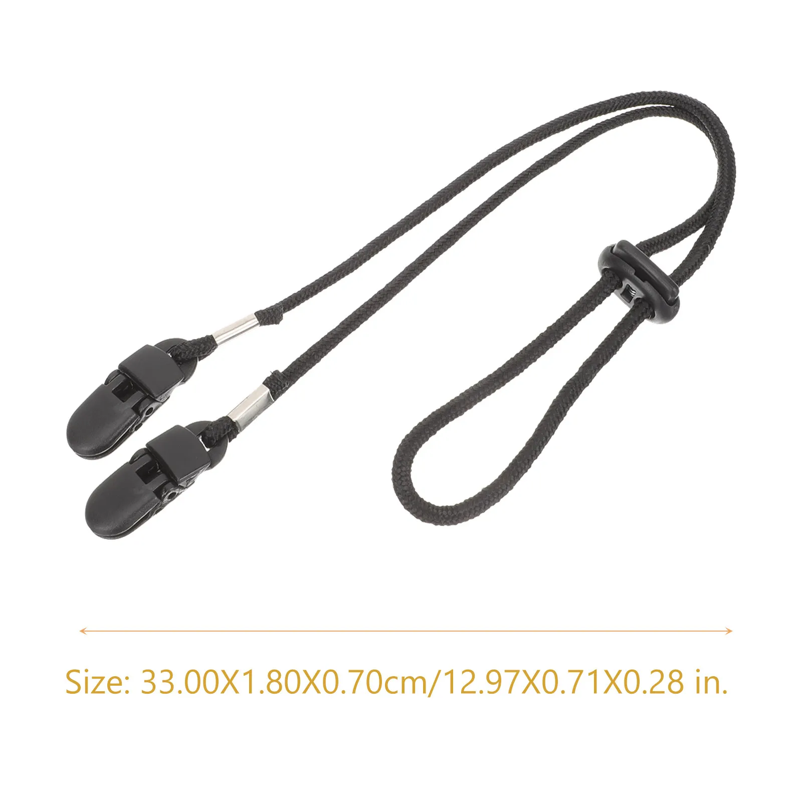 2Pcs Adjustable Hat Clip Windproof Strap Clips Retainers Anti-Lost Hat Chin Strap for Outdoor Activities Travel