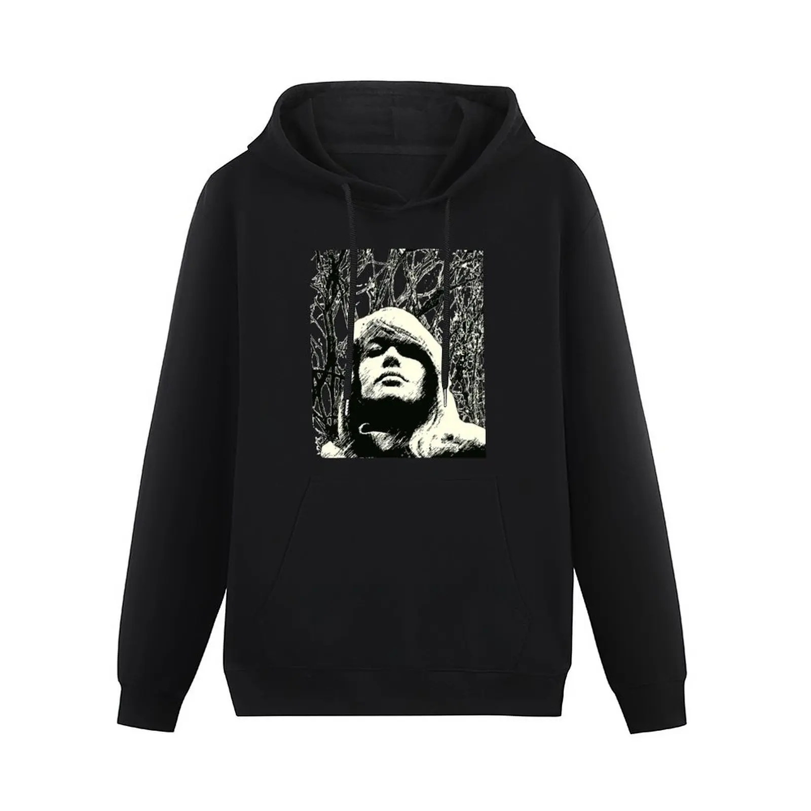 Fran?oise Hardy in a Paris' square. Bucolic graffito style. 1967 Pullover Hoodie winter clothes autumn clothes tracksuit