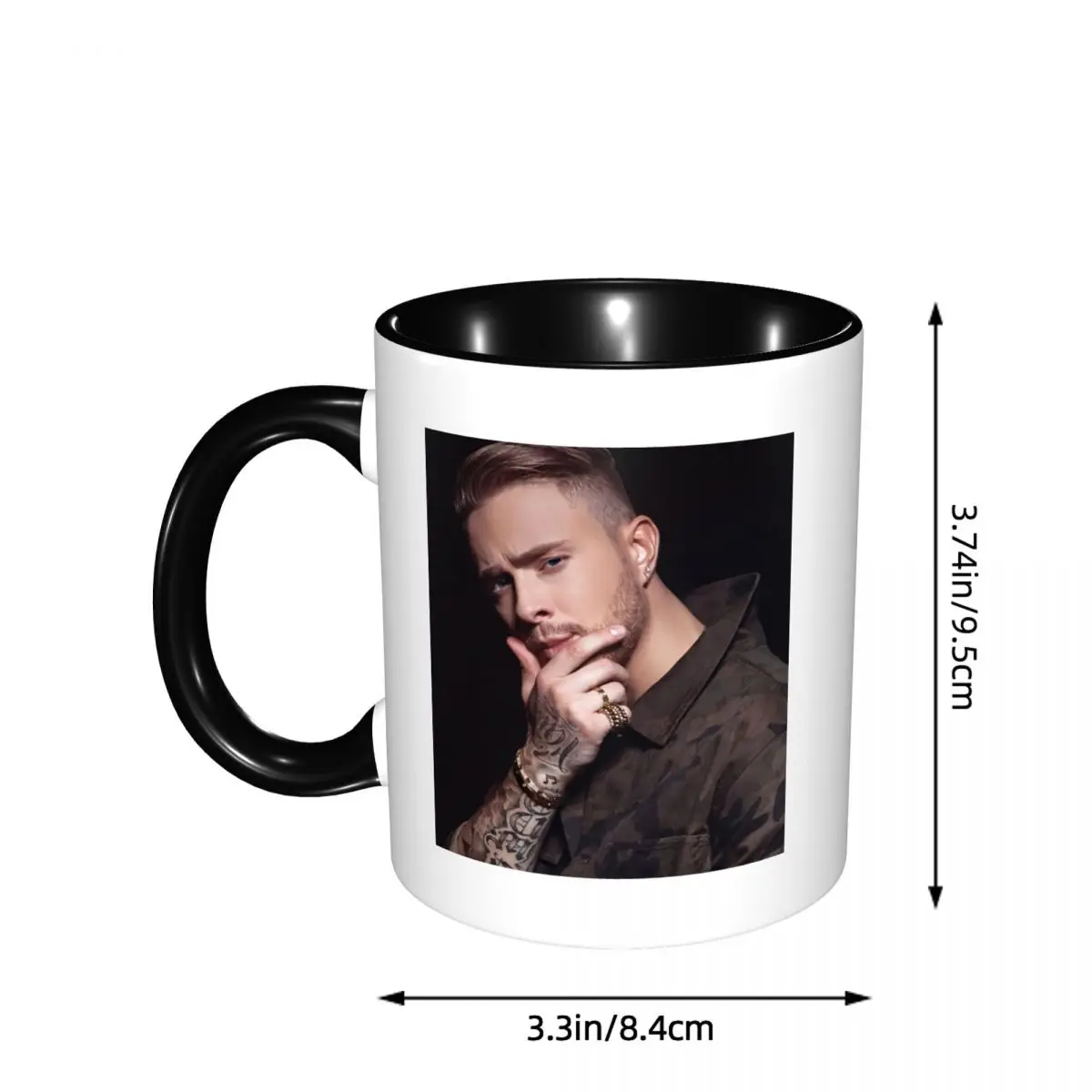 Custom Egor Kreed Russian Rapper Mug Funny Ceramic Coffee Cups Tea Mugs Milk Cup Drinkware Gifts for Friends