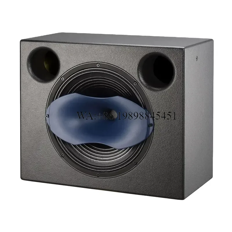 WMWMNU HZaudio CM1 15inch Professional 2-Way Passive Neodymium Loudspeaker 500W Output Wood Enclosure Point Source