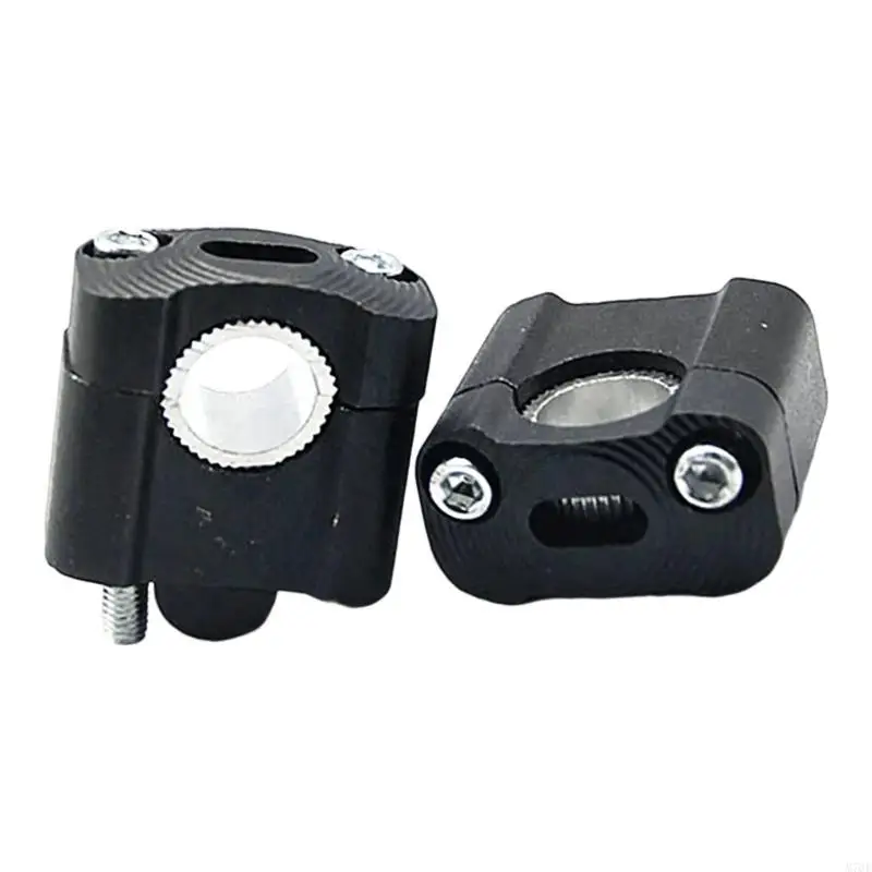 M76E Paar Motorrad-Lenkerklemmen aus bearbeitetem Aluminium, 7/8 Zoll bis 1-1/8 Zoll Stangenmontage mit 20 mm Hub für – Detail 10