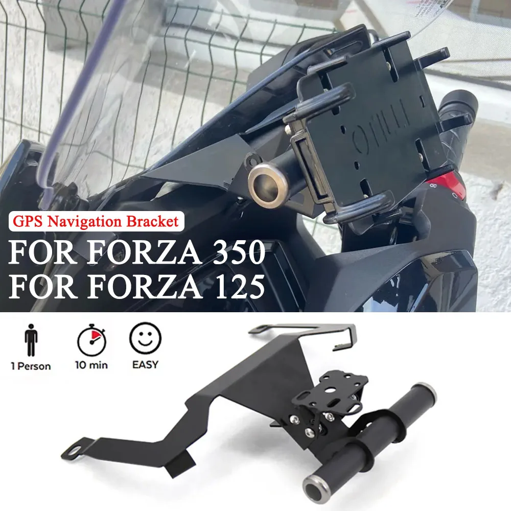 

НОВИНКА: Кронштейн для мотоцикла Honda Forza350 Forza125 Forza 350 125 (2020-2025) с USB-зарядкой и креплением для GPS-навигатора/телефона