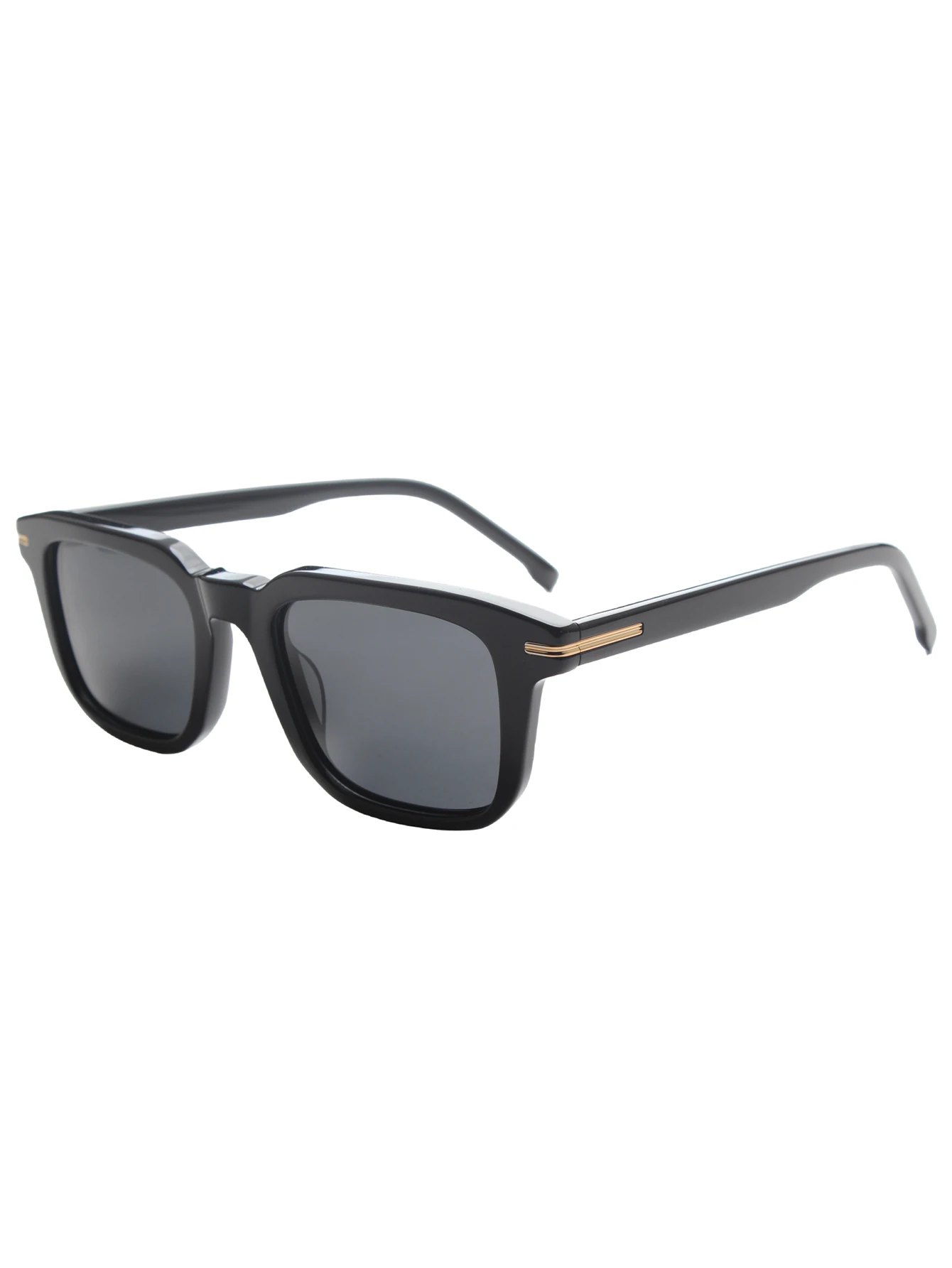 

Acetate Frame Rectangular Sunglasses Men Women Designer Style 80s 90s Glasses