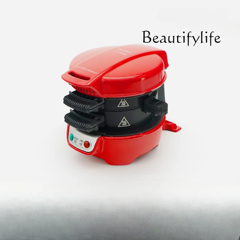 Hamburger Maker Household Small Breakfast Machine Multi-Function Light Food Machine Bread Sandwich  Waffle Machine