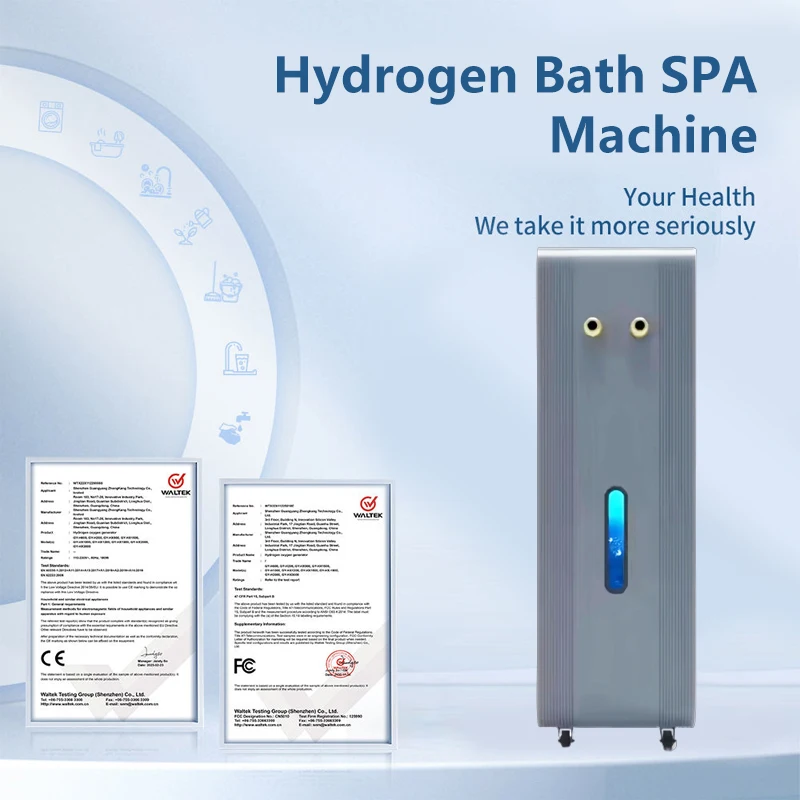 

H2 Spa Hydrogen Bath Machine Nano Bubble Hydrogen Water Electrolyzer Generator 7000ML Hydrotherapy Bathing For Skin Beauty
