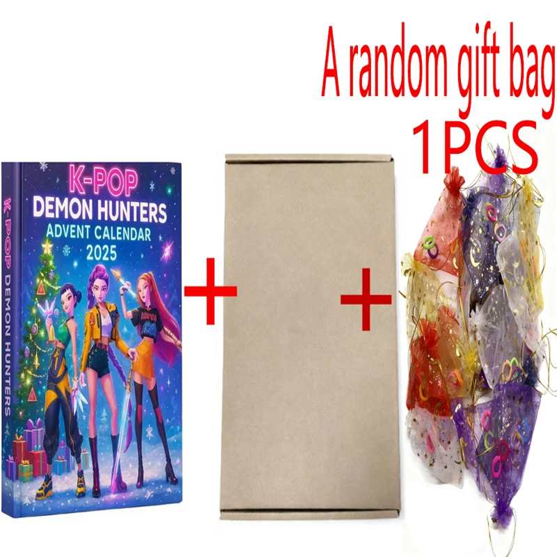 

SpotNewРождество K-pop Demono Охота 24 шт. Адвент-календарь Сюрприз Слепая коробка K pop olls Коробки на Хэллоуин Фигурки Подарки Детские игрушки***