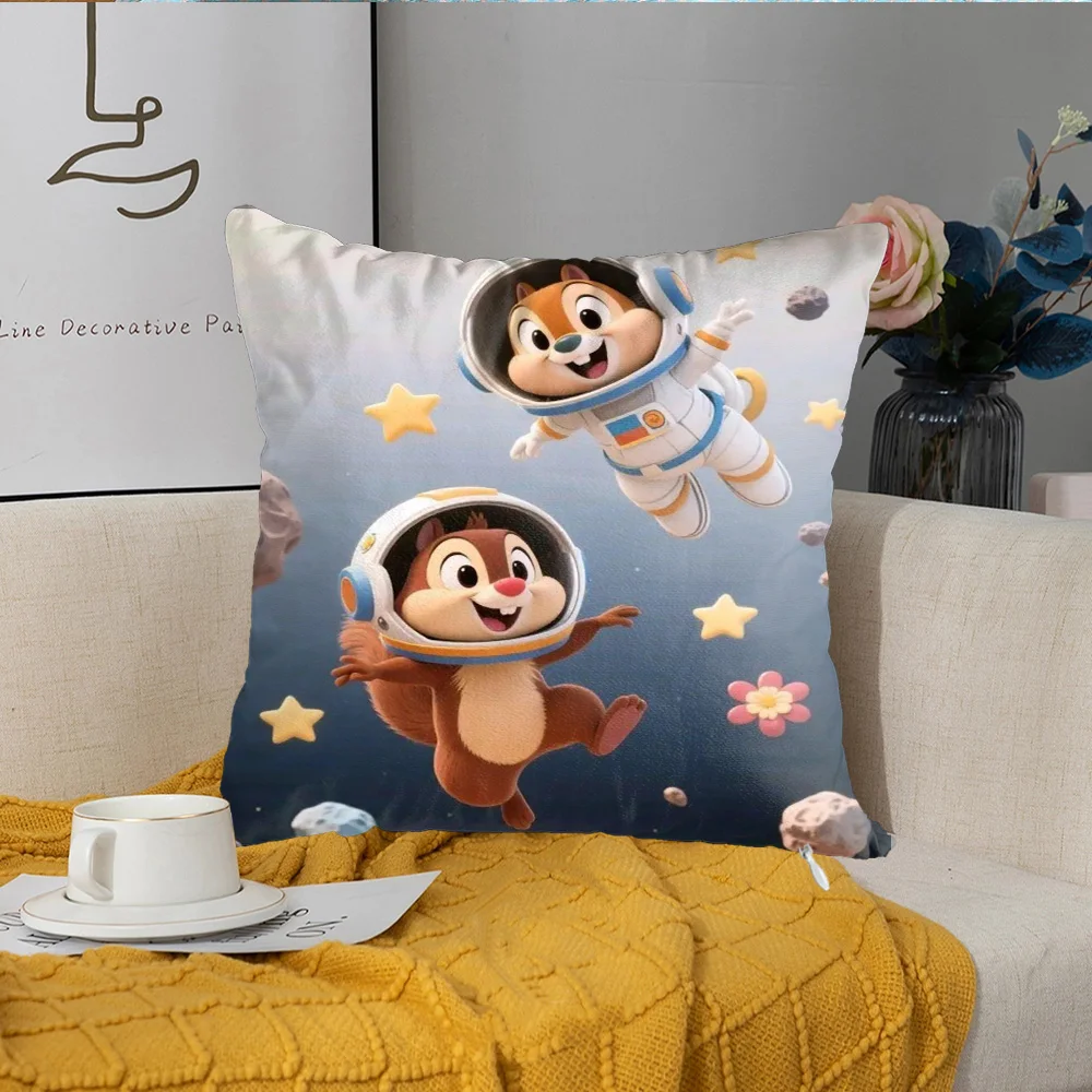 Kawaii C-رقائق وديل المخدة غطاء الوسادة 45x45 الوسائد الزينة عيد الميلاد الديكور 2026 هدية شخصية الشمال المنزل #6