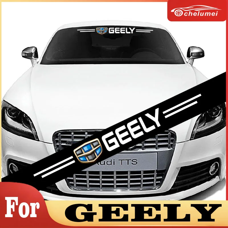 

For Geely Atlas Boyue Emgrand NL-3 Proton X70 Coolray CK1 CK2 CK3 Vision Car Front Windshield Sticker Auto Decorative Stickers