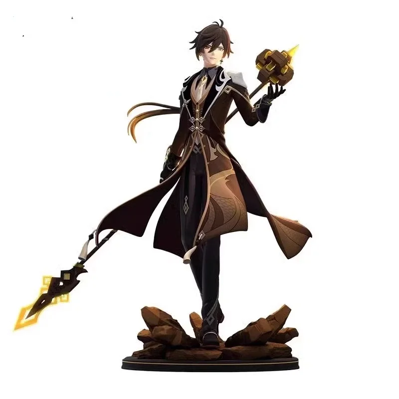 

Коллекция фигурок Genshin Impact Zhongli Xiao Ganyu Hu Tao, аниме, модель из ПВХ, украшение для рабочего стола, монитор для ПК, день рождения