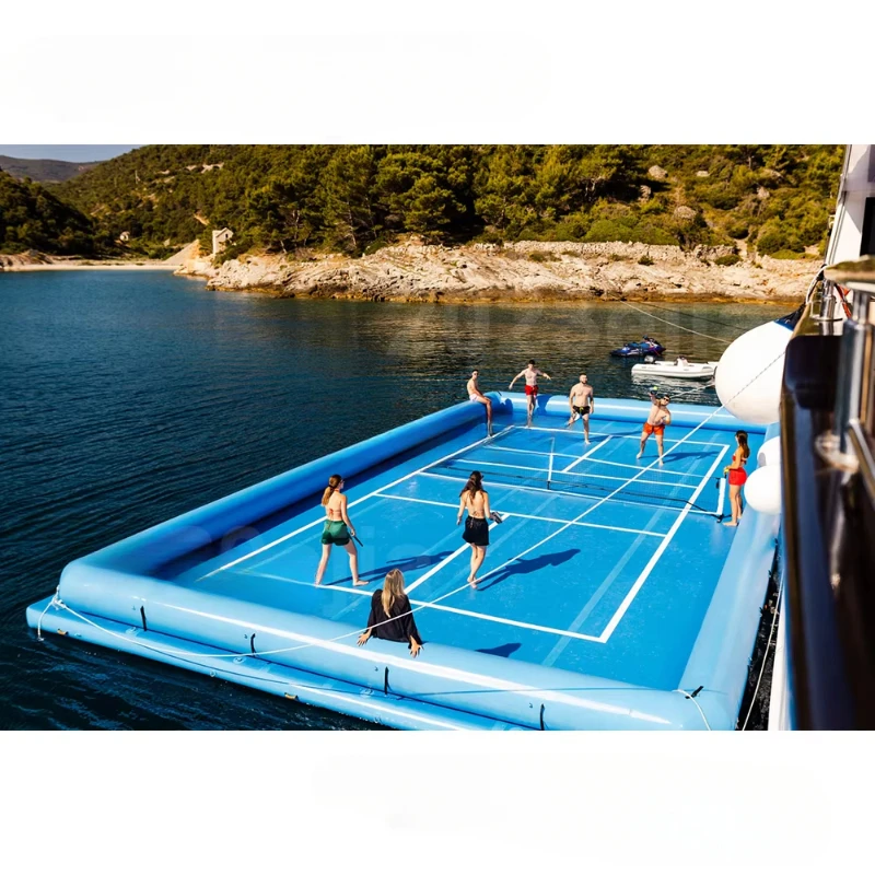 

Water Summer Party Sports Game Sports Inflatable Floating Pickleball Court Field Sea Pool Lake Water Play Soccer Ball