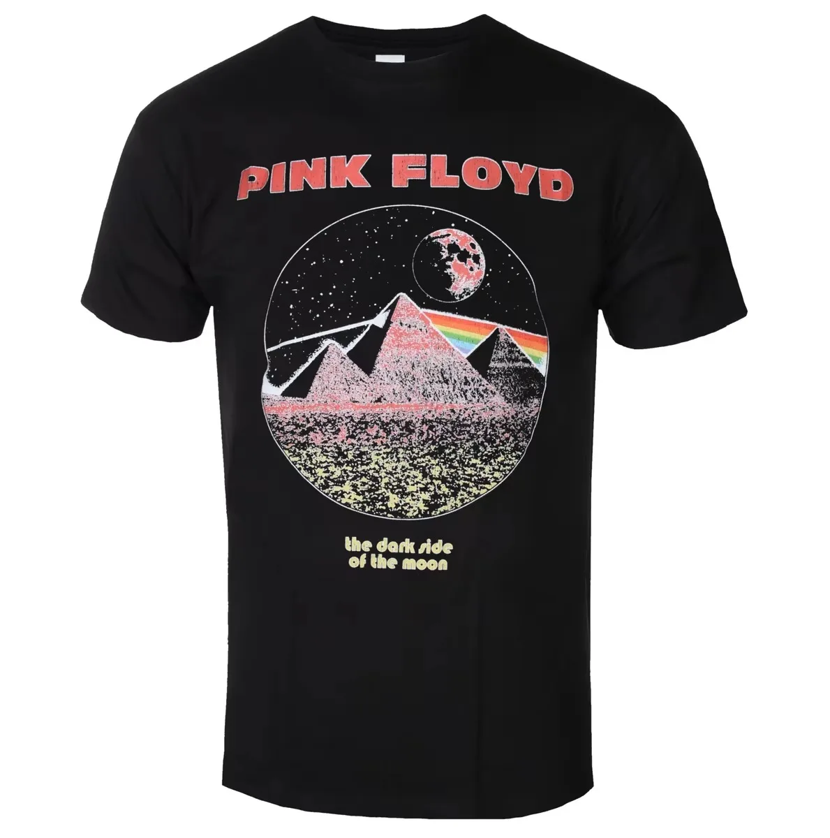 Pink Floyd Dark Side of The Moon Heartbeat Prism Graphic T-Shirt Cotton Men Women Streetwear Tee