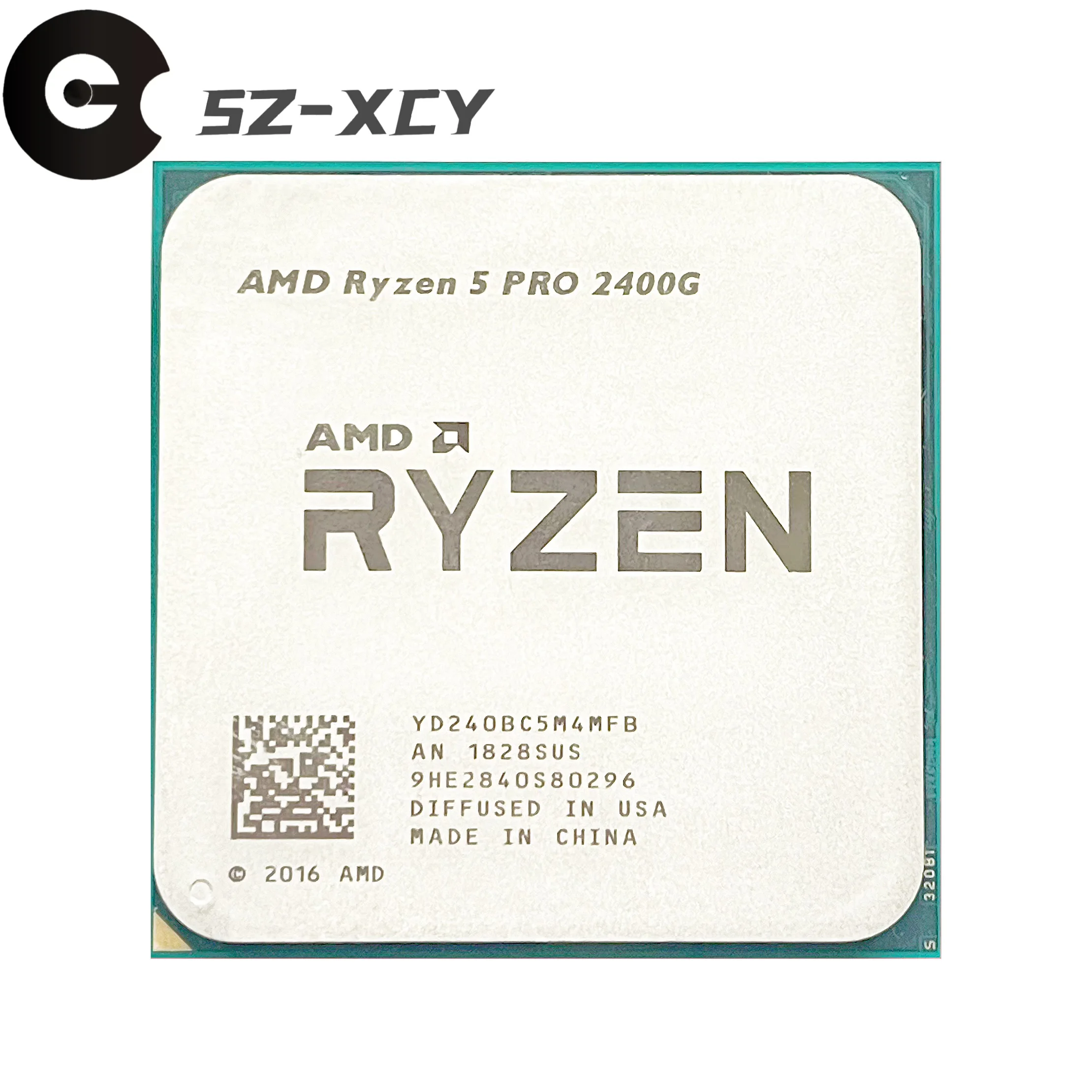 AMD Ryzen 5 Pro 2400G R5 Pro 2400G r5 2400g 3.6 GHz Quad-Core Eight-Thread 65W CPU Processor YD240BC5M4MFB Socket AM4