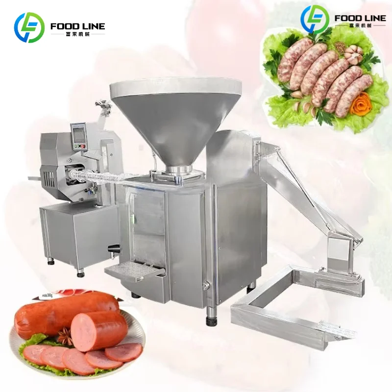 Customized Electric Sausage Filler Stuffer Embutidora De Chorizo Automatico Vacuum Sausage Fill Machine