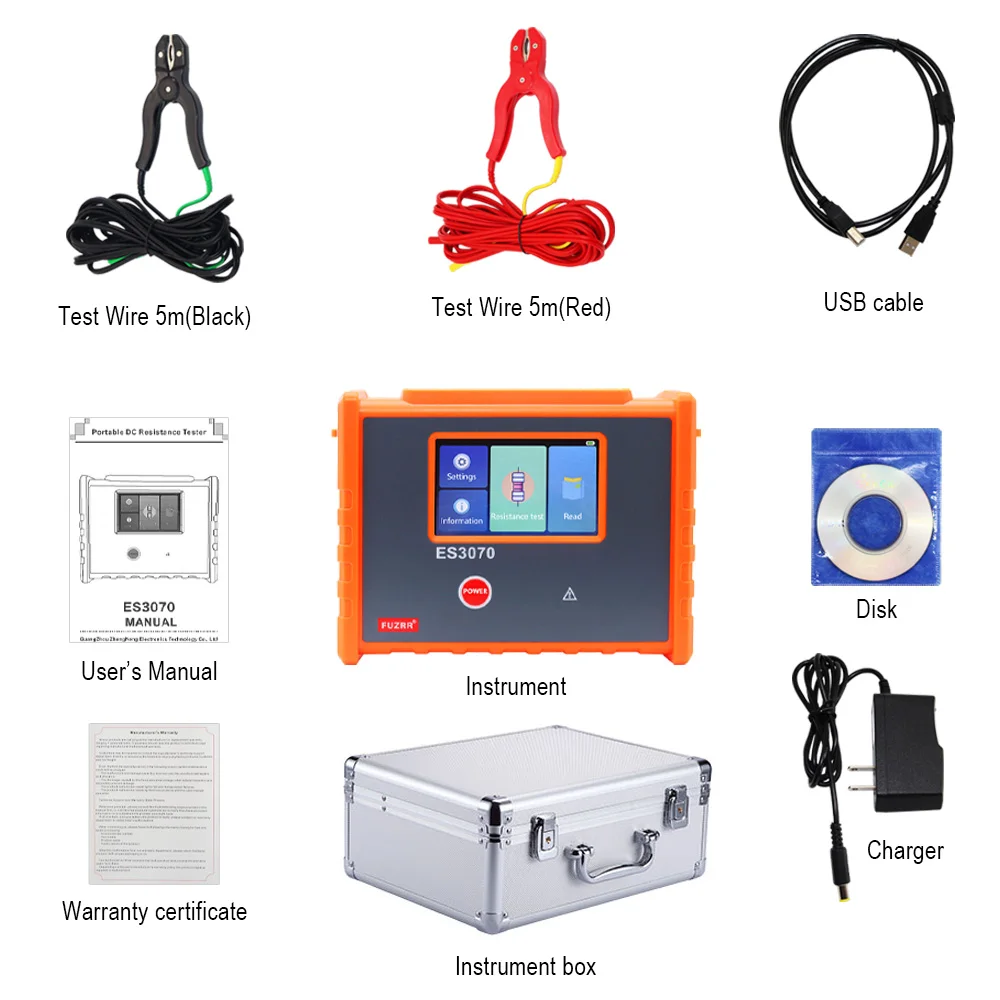 

ES3070 Digital Display Handheld Tester – For Relay Contact Resistance & DC Resistance