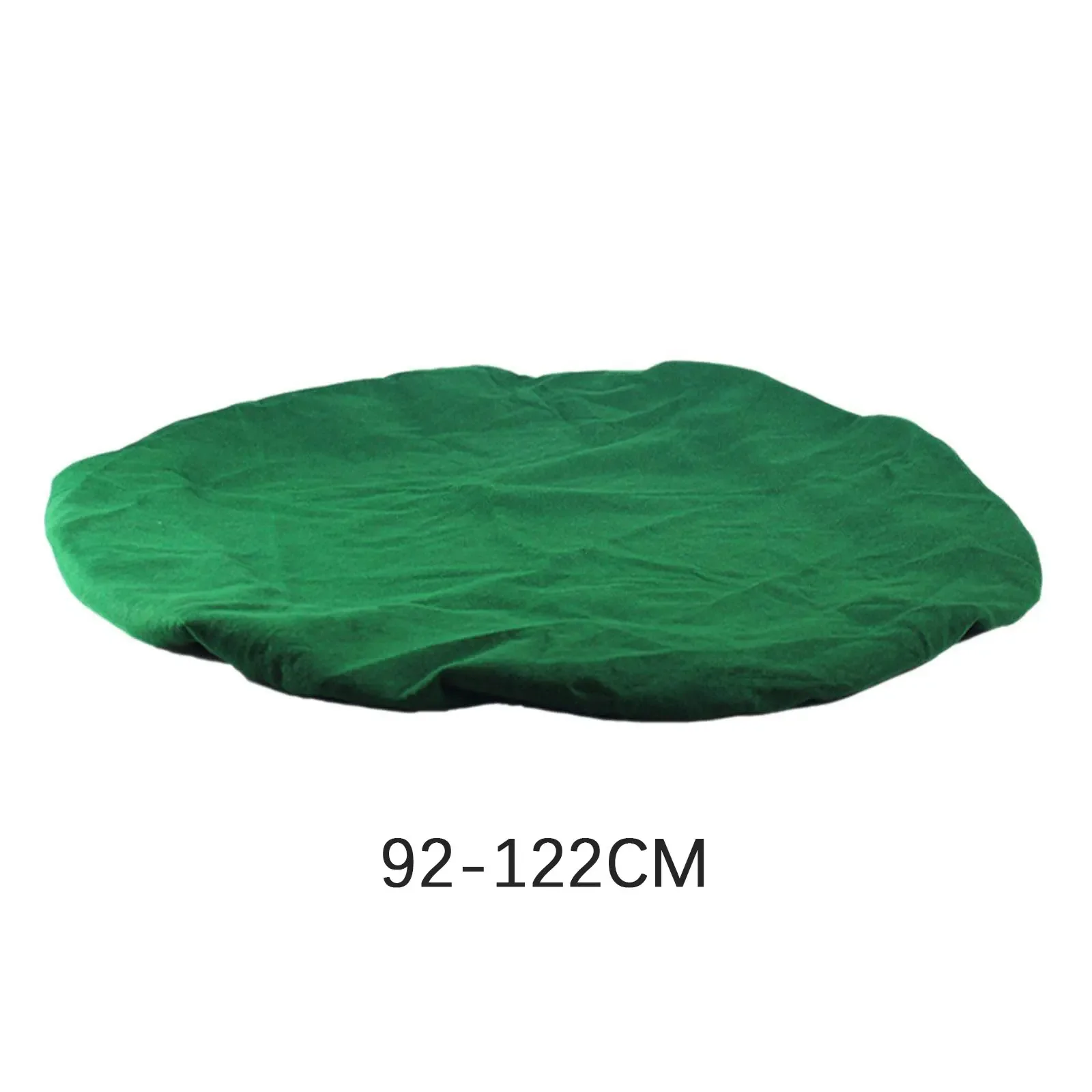 92-122cm Poker and Bridge Game Table Cover Round Felt Anti Slip Elastic Tablecloth Suitable for 36 To 48 Inch Game Table Cover