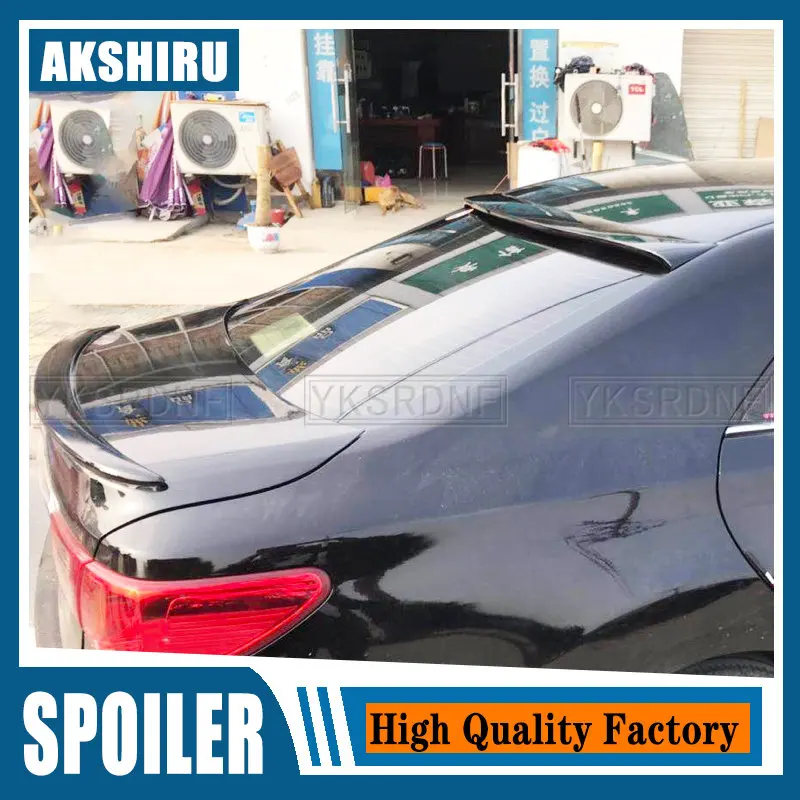 Mark X Reiz ABS Plastic Primer and lacquer Rear glass top wing Spoiler for TOYOTA Mark X with color 2010-2017 2011 2012 2013