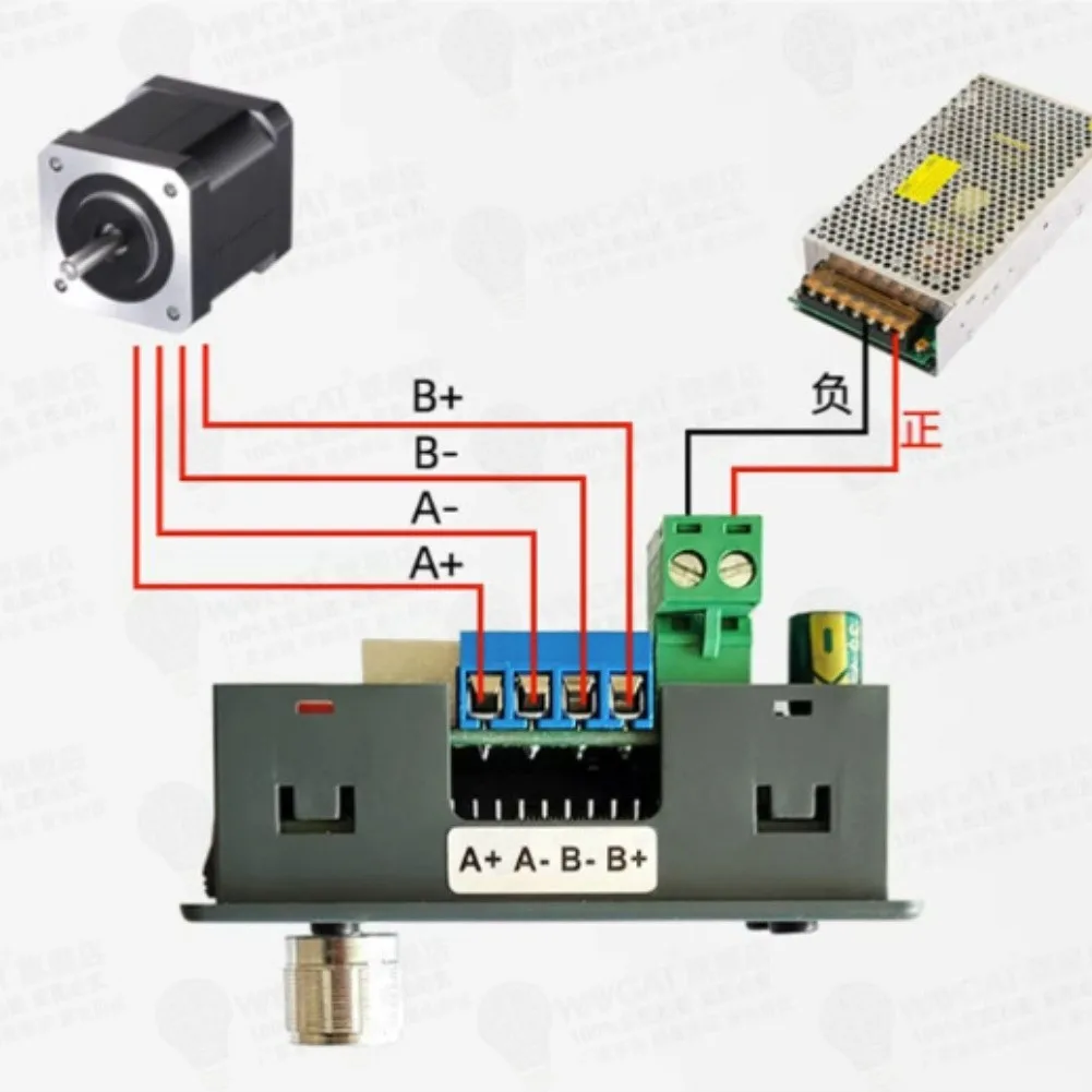 1pc ZK-SMC02 Stepper Motor Driver Controller 4A DC5-30V With Serial For Industrial Automation Test Meter Accessories view 5