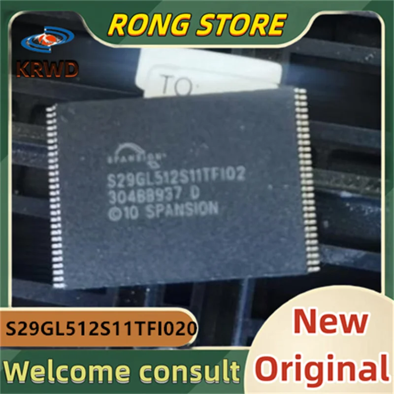 2PCS S29GL512S11TFI02 New Original S29GL512S11TFI020 TSOP56