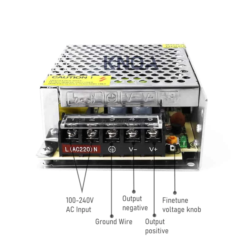5A 12V Power Supply 60W AC/DC Voltage Converter Universal Regulated Switch Power Supply for LED Power Supply Regulated Switch