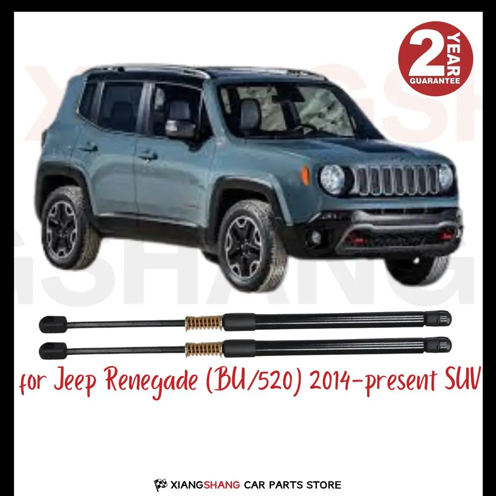 

2pcs Rear Damper for Jeep Renegade (BU/520) 2014-present SUV WITH SPRING Trunk Boot Gas Charged Gas Struts