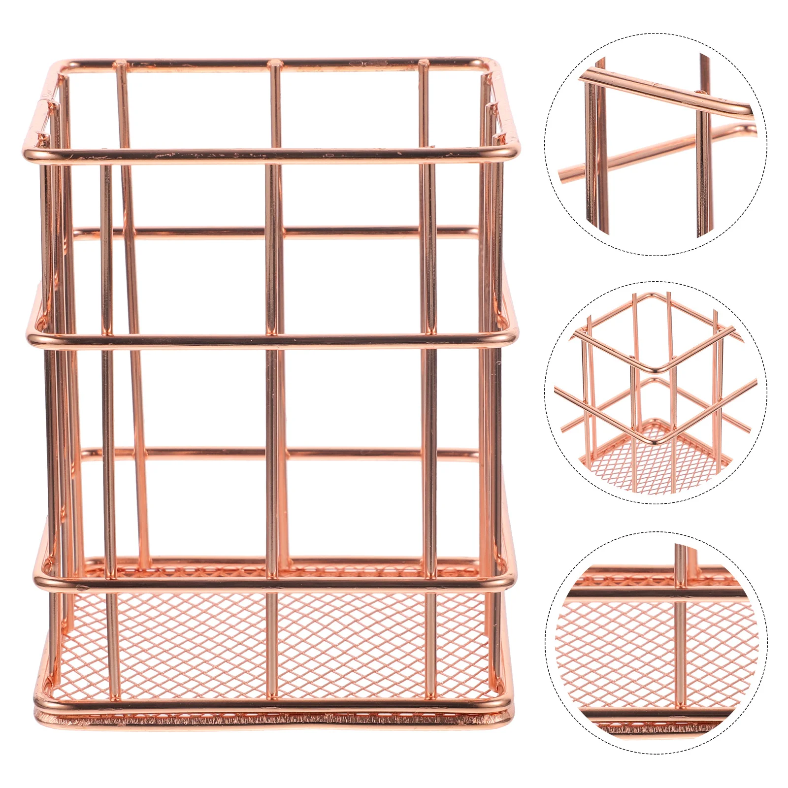 다기능 금속 연필 홀더 책상 정리함 펜 컵 메이크업 브러쉬 문구류 보관함 사무실 학교 가정 장식